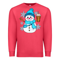 Cardinal cute snowman Premium Sweatshirt - Zillion Design Studio