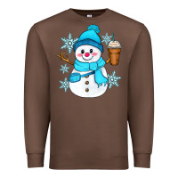 Chestnut cute snowman Premium Sweatshirt - Zillion Design Studio