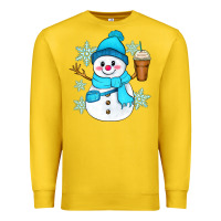 Lemon cute snowman Premium Sweatshirt - Zillion Design Studio