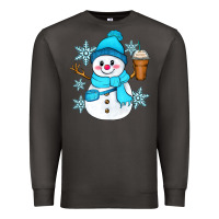 Smoke cute snowman Premium Sweatshirt - Zillion Design Studio