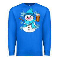 True Royal cute snowman Premium Sweatshirt - Zillion Design Studio