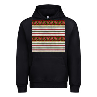 Foreset Green christmas mistletoe and stripes seamless pattern Urban Hoodie - BundleAndBundleShop