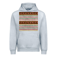 Heather Grey christmas mistletoe and stripes seamless pattern Urban Hoodie - BundleAndBundleShop