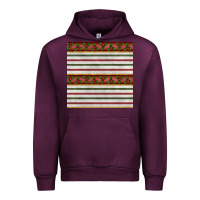 Mauve Wine christmas mistletoe and stripes seamless pattern Urban Hoodie - BundleAndBundleShop