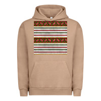 Pigment Burro christmas mistletoe and stripes seamless pattern Urban Hoodie - BundleAndBundleShop