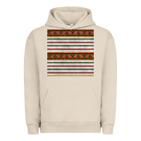 Pigment French Oak christmas mistletoe and stripes seamless pattern Urban Hoodie - BundleAndBundleShop