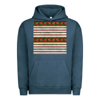 Pigment Midnight Navy christmas mistletoe and stripes seamless pattern Urban Hoodie - BundleAndBundleShop