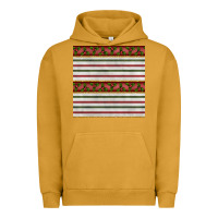 Pigment Peanut Butter christmas mistletoe and stripes seamless pattern Urban Hoodie - BundleAndBundleShop