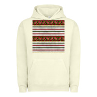 Pigment Pistachio christmas mistletoe and stripes seamless pattern Urban Hoodie - BundleAndBundleShop
