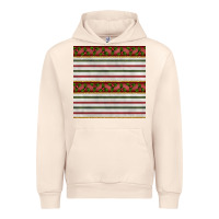 Sandshell christmas mistletoe and stripes seamless pattern Urban Hoodie - BundleAndBundleShop