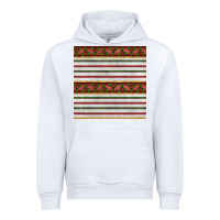 White christmas mistletoe and stripes seamless pattern Urban Hoodie - BundleAndBundleShop