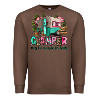 Chestnut glamper way too boujee for tents 2 Premium Sweatshirt - RanaPortraitStore