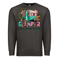 Smoke glamper way too boujee for tents 2 Premium Sweatshirt - RanaPortraitStore