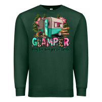 Sports Green glamper way too boujee for tents 2 Premium Sweatshirt - RanaPortraitStore