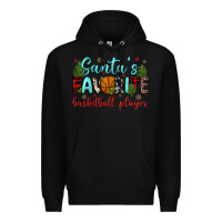 Black santa s favorite basketball player Premium Hoodie - JahusDesignShop