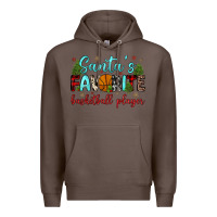 Coffee santa s favorite basketball player Premium Hoodie - JahusDesignShop