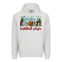 Dove Grey santa s favorite basketball player Premium Hoodie - JahusDesignShop