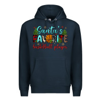 Navy santa s favorite basketball player Premium Hoodie - JahusDesignShop