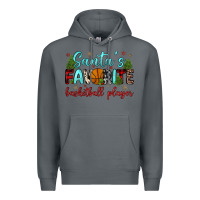 Rock santa s favorite basketball player Premium Hoodie - JahusDesignShop