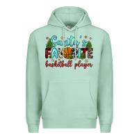 Seafoam santa s favorite basketball player Premium Hoodie - JahusDesignShop