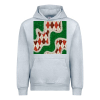 Heather Grey christmas diamond plaid and green glitter seamless pattern Urban Hoodie - BundleAndBundleShop