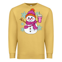 Antique Gold bougie snowman Premium Sweatshirt - Zillion Design Studio