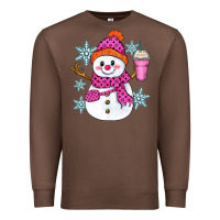 Chestnut bougie snowman Premium Sweatshirt - Zillion Design Studio