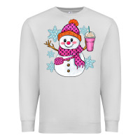 Dove Grey bougie snowman Premium Sweatshirt - Zillion Design Studio