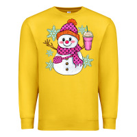 Lemon bougie snowman Premium Sweatshirt - Zillion Design Studio