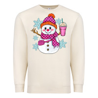 Sandshell bougie snowman Premium Sweatshirt - Zillion Design Studio