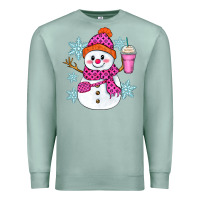 Seafoam bougie snowman Premium Sweatshirt - Zillion Design Studio