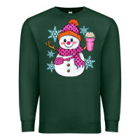 Sports Green bougie snowman Premium Sweatshirt - Zillion Design Studio
