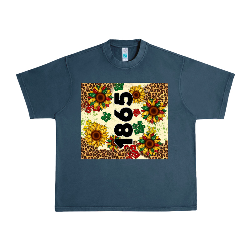 Juneteenth 1865 Sunflowers Urban Heavy Tee by Artiststas | Teevron