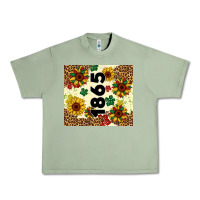 Oil Green juneteenth 1865 sunflowers Urban Heavy Tee - Artiststas