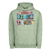 Pigment Oil Green staff squad Urban Hoodie - AdoDesignShop