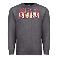 Charcoal Heather team bride Premium Sweatshirt - texasbilliewilder