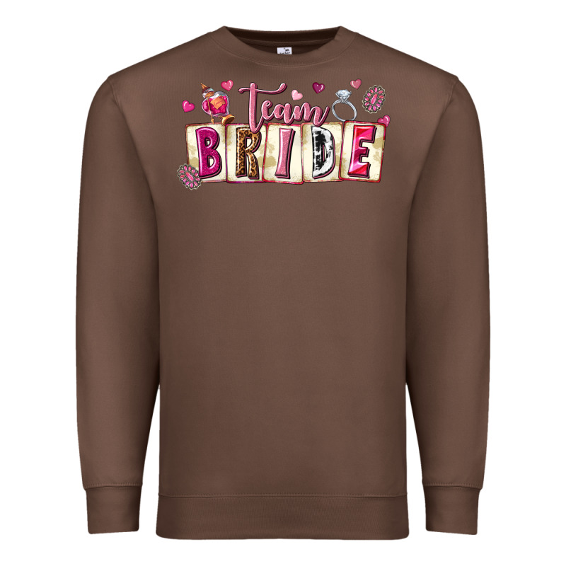 Team Bride Premium Sweatshirt by texasbilliewilder | Teevron
