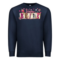 Navy team bride Premium Sweatshirt - texasbilliewilder
