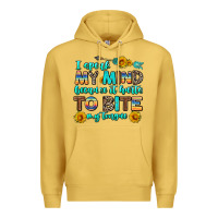 Antique Gold i speak my mind because it hurts to bite my tongue Premium Hoodie - AdoDesignShop