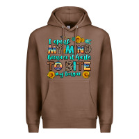 Chestnut i speak my mind because it hurts to bite my tongue Premium Hoodie - AdoDesignShop
