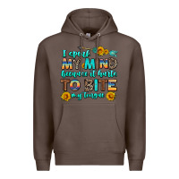 Coffee i speak my mind because it hurts to bite my tongue Premium Hoodie - AdoDesignShop