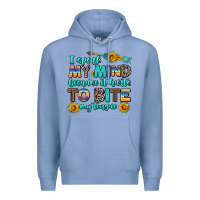 Colony Blue i speak my mind because it hurts to bite my tongue Premium Hoodie - AdoDesignShop