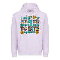 Lilac i speak my mind because it hurts to bite my tongue Premium Hoodie - AdoDesignShop