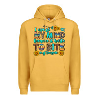 Mustard i speak my mind because it hurts to bite my tongue Premium Hoodie - AdoDesignShop