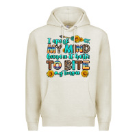 Oatmeal Heather i speak my mind because it hurts to bite my tongue Premium Hoodie - AdoDesignShop