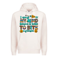 Pale Pink i speak my mind because it hurts to bite my tongue Premium Hoodie - AdoDesignShop