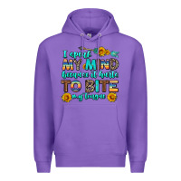 Purple i speak my mind because it hurts to bite my tongue Premium Hoodie - AdoDesignShop