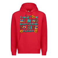 Red i speak my mind because it hurts to bite my tongue Premium Hoodie - AdoDesignShop