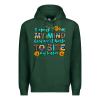 Sports Green i speak my mind because it hurts to bite my tongue Premium Hoodie - AdoDesignShop