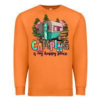 Carrot camping is my happy place Premium Sweatshirt - RanaPortraitStore